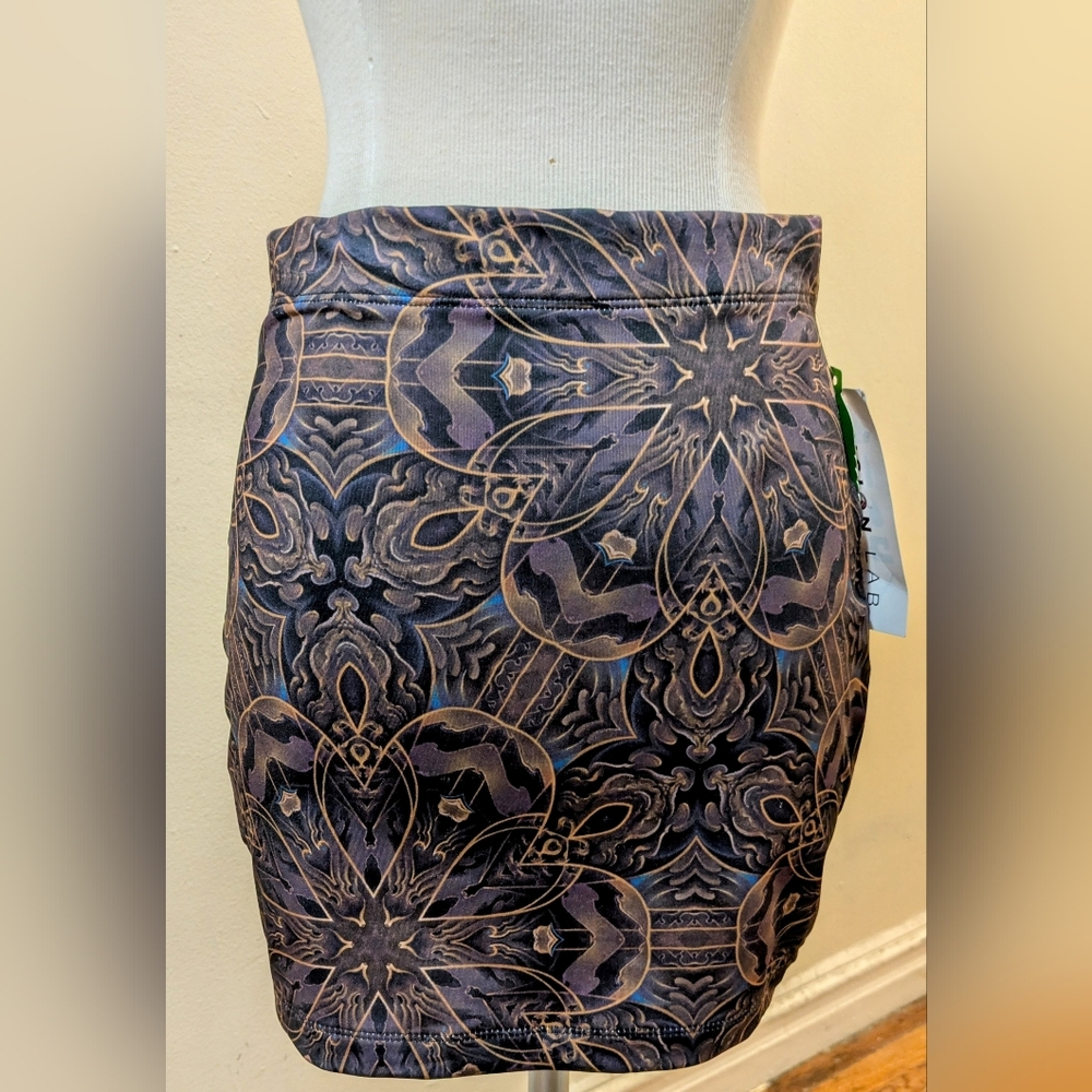 Vision Lab Tribal Print Skirt by Michael divine Size M